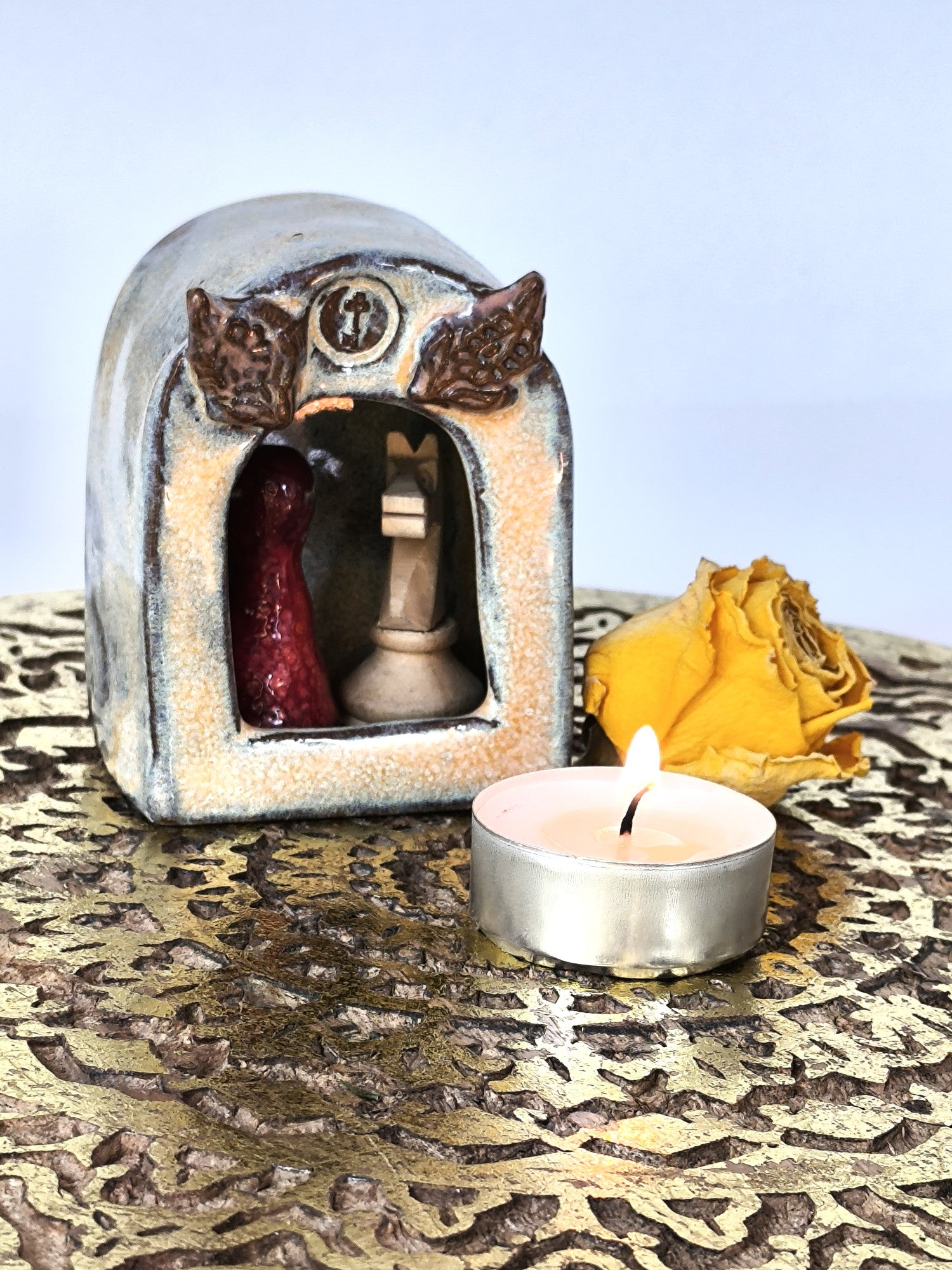 Ofrenda - Minialtar in Creme