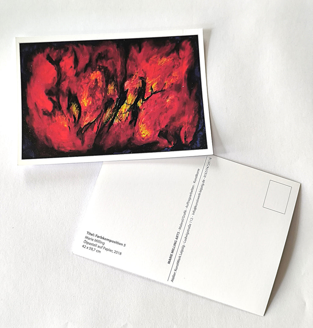 Postkarte zu Frabkomposition 5