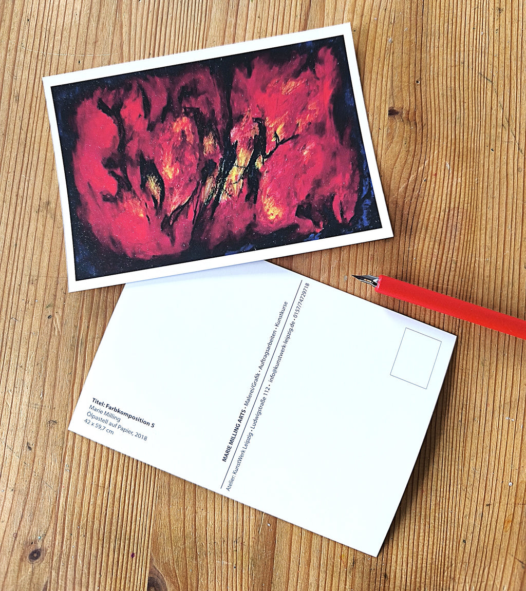 Postkarte zu Frabkomposition 5