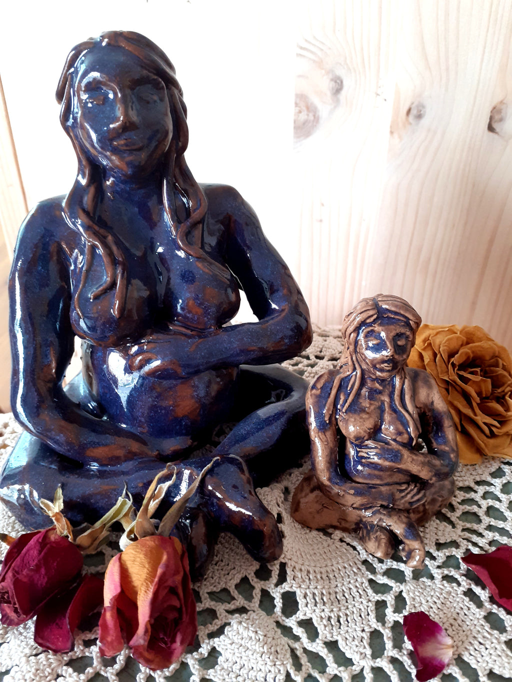 Wasserblaue Fruchtbarkeitsgöttin